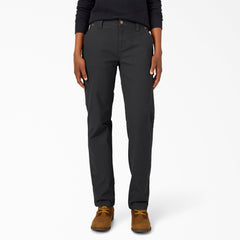 Women's FLEX Relaxed Straight Fit Duck Carpenter Pants For Women | Dickies