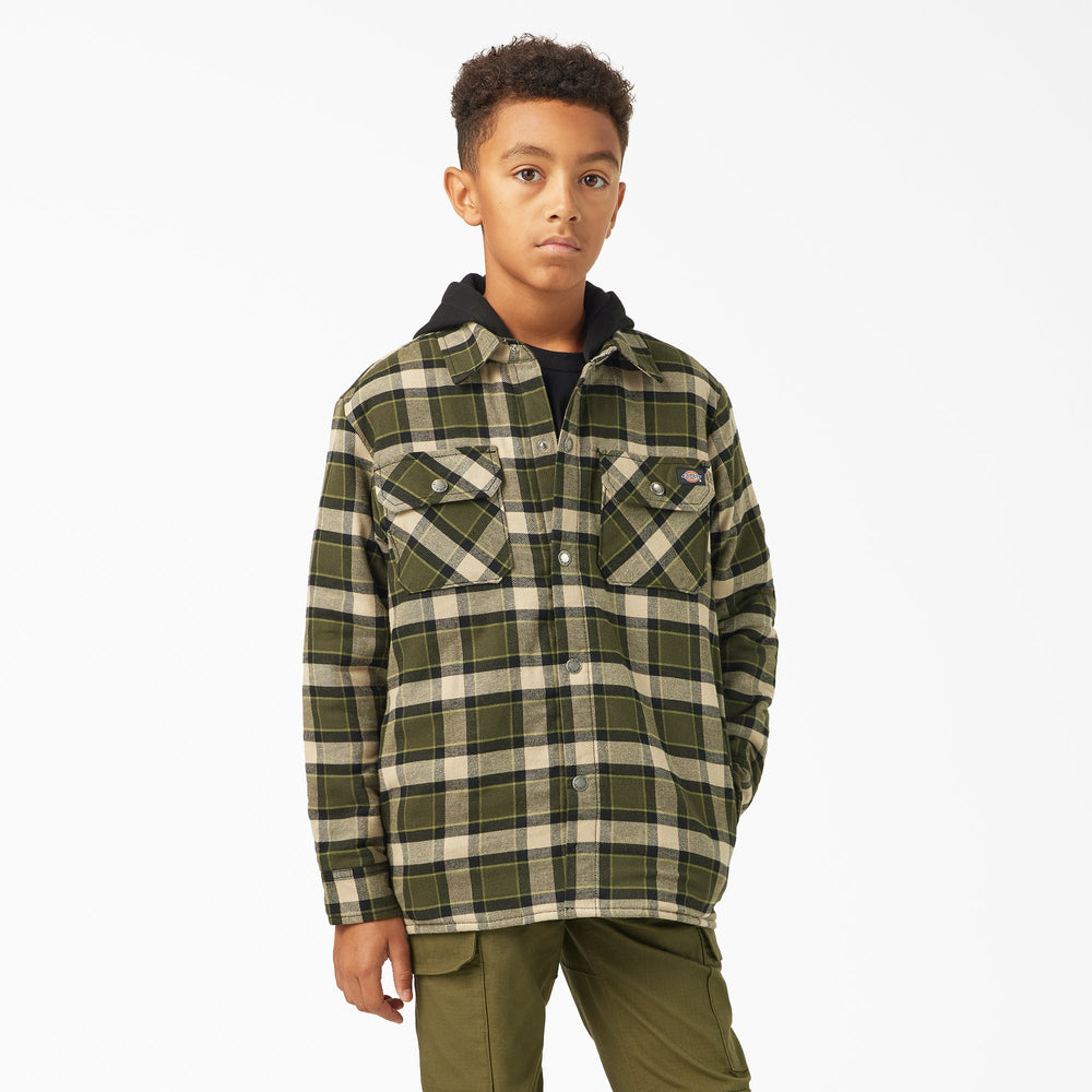 Boys’ Flannel Shirt Jacket For Kids | Dickies