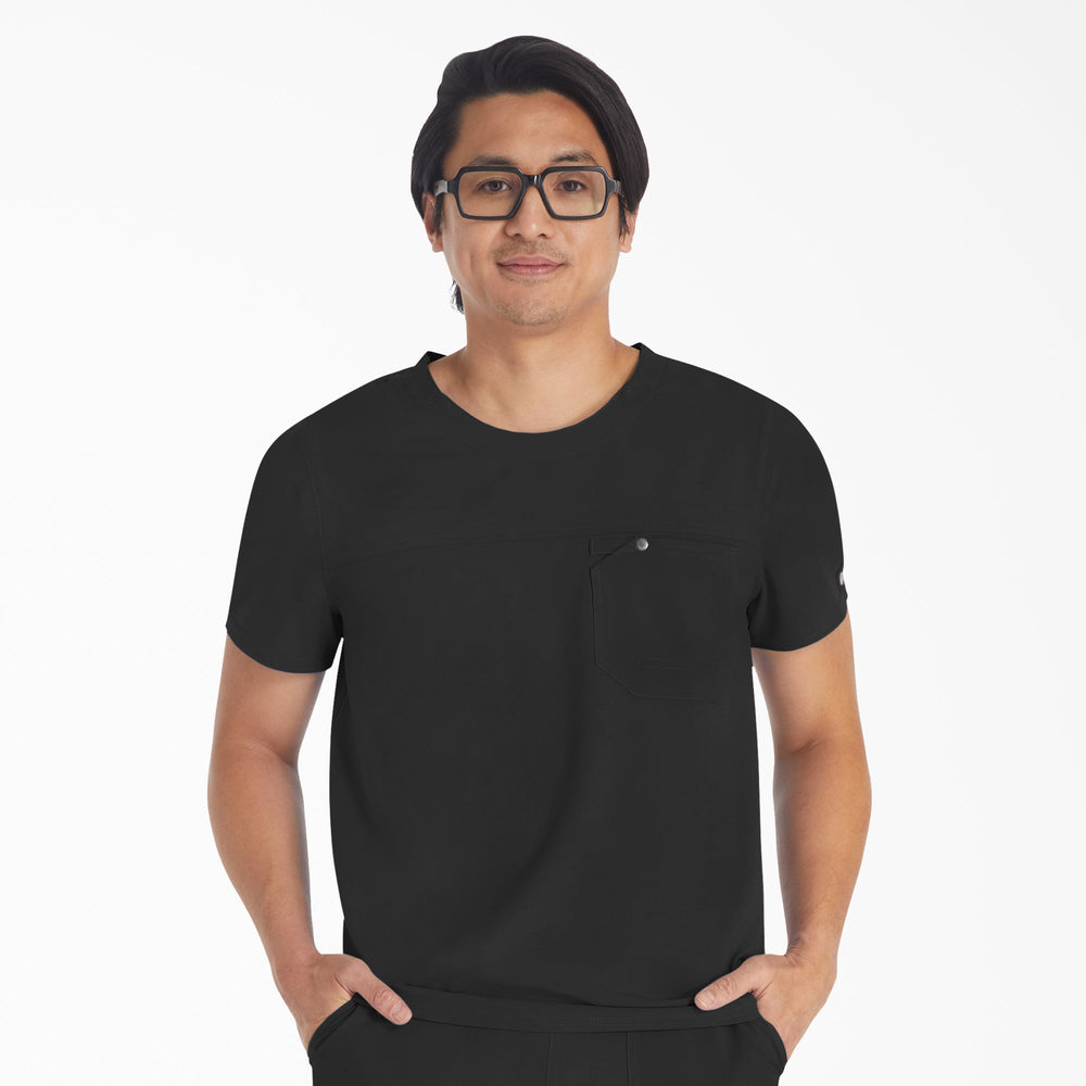 Men's EDS NXT Round Neck Scrub Top For Men|Scrubs | Dickies