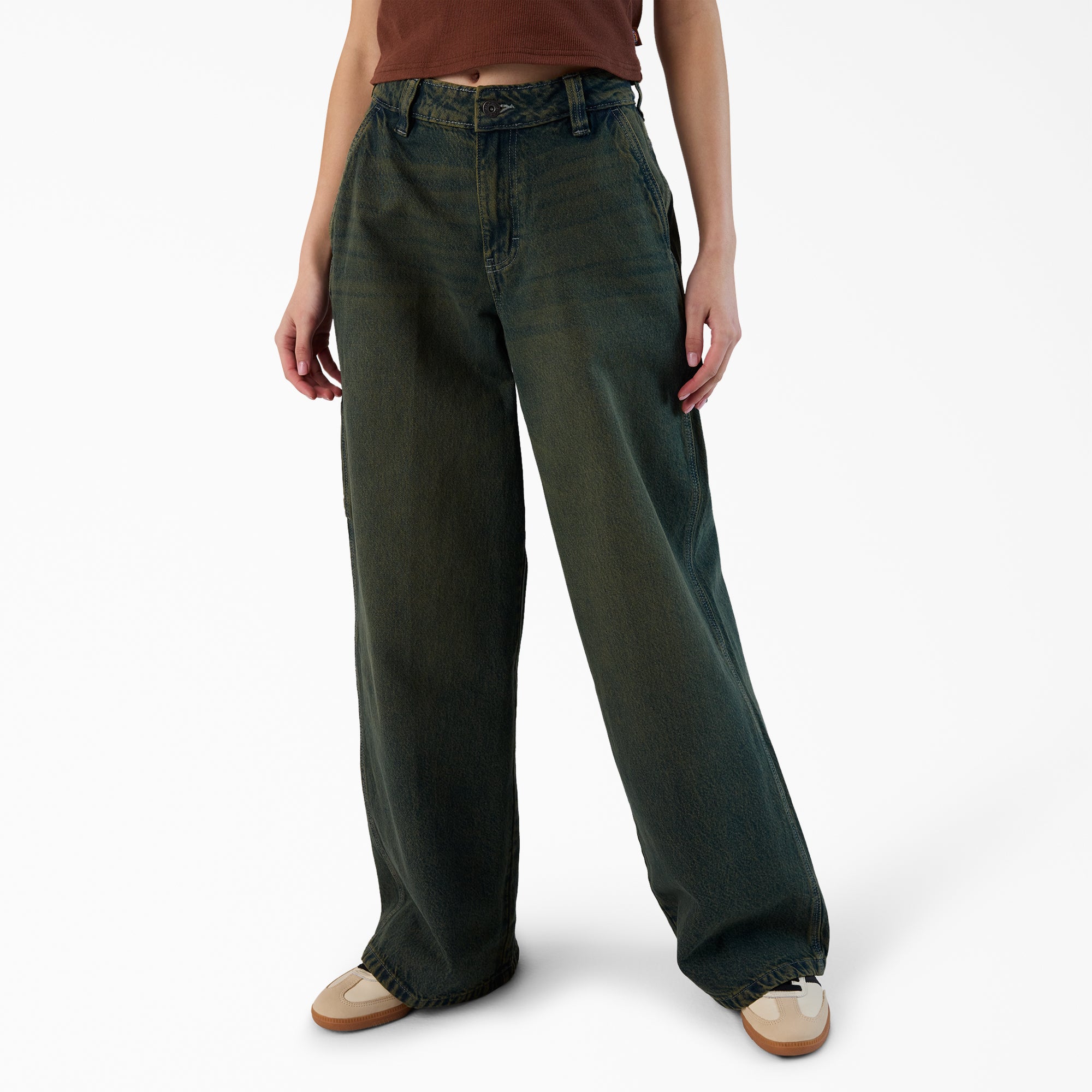 Women’s Loose Fit Denim Carpenter Jeans For Sale | Dickies